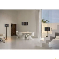 FENDA, lampa podłogowa, podstawa lampy, TC-(D,H,T,Q)SE, kolor czarny, bez abażuru, maks. 60W (155790) - SLV