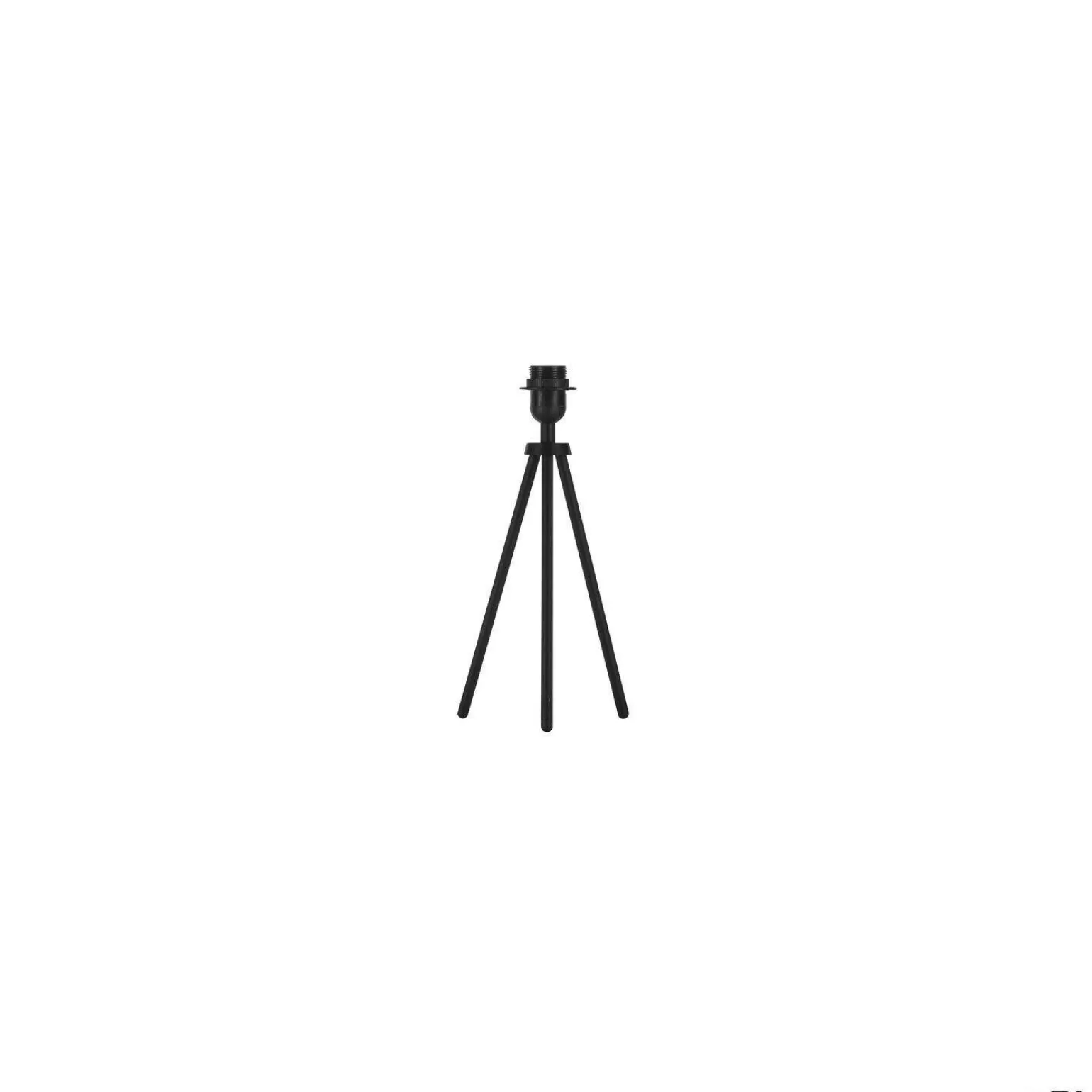 FENDA, lampa stołowa, podstawa lampy, A60, czarna, bez abażuru, maks. 40W, z wyłącznikiem w przewodzie zasilającym (155540) - SLV