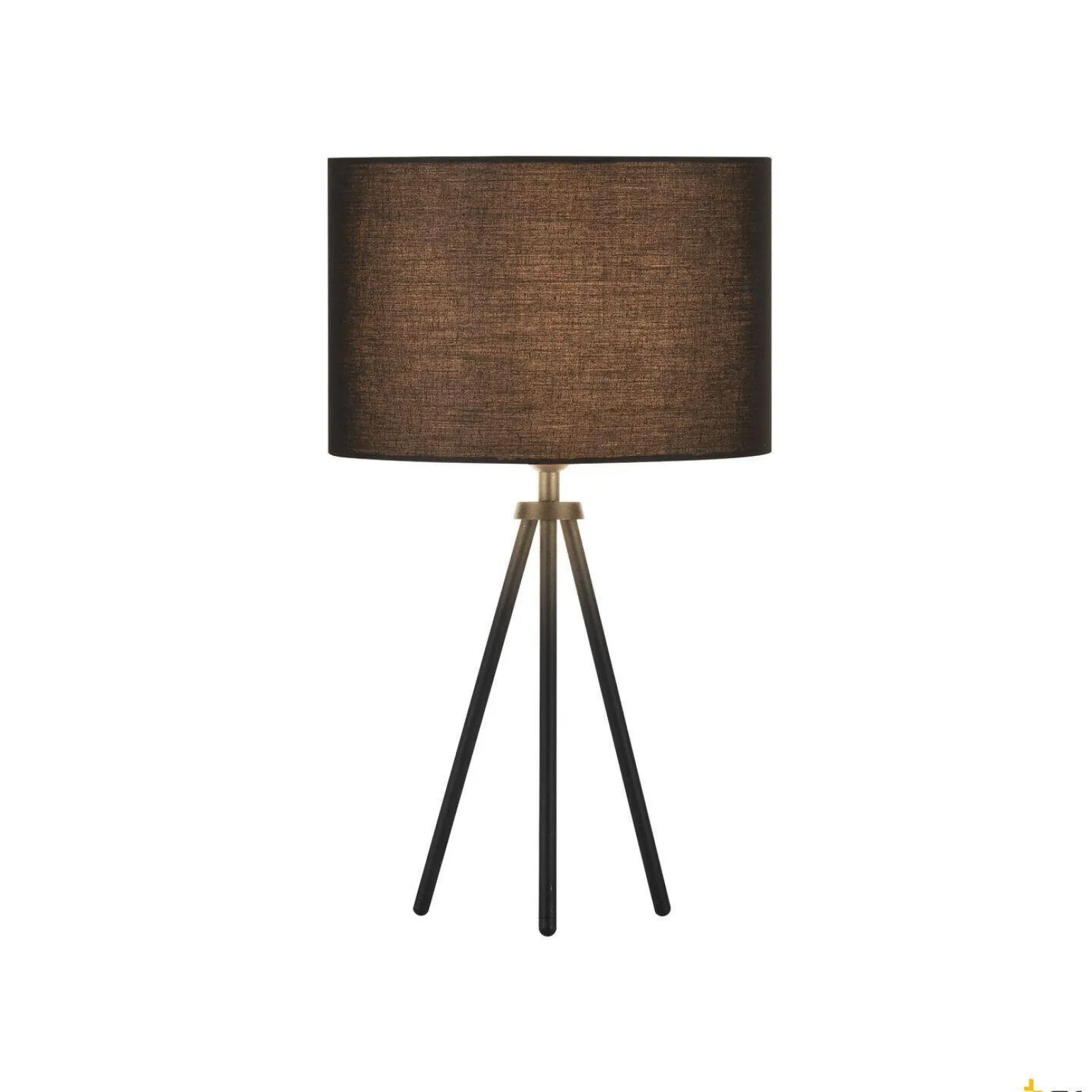 FENDA, lampa stołowa, podstawa lampy, A60, czarna, bez abażuru, maks. 40W, z wyłącznikiem w przewodzie zasilającym (155540) - SLV