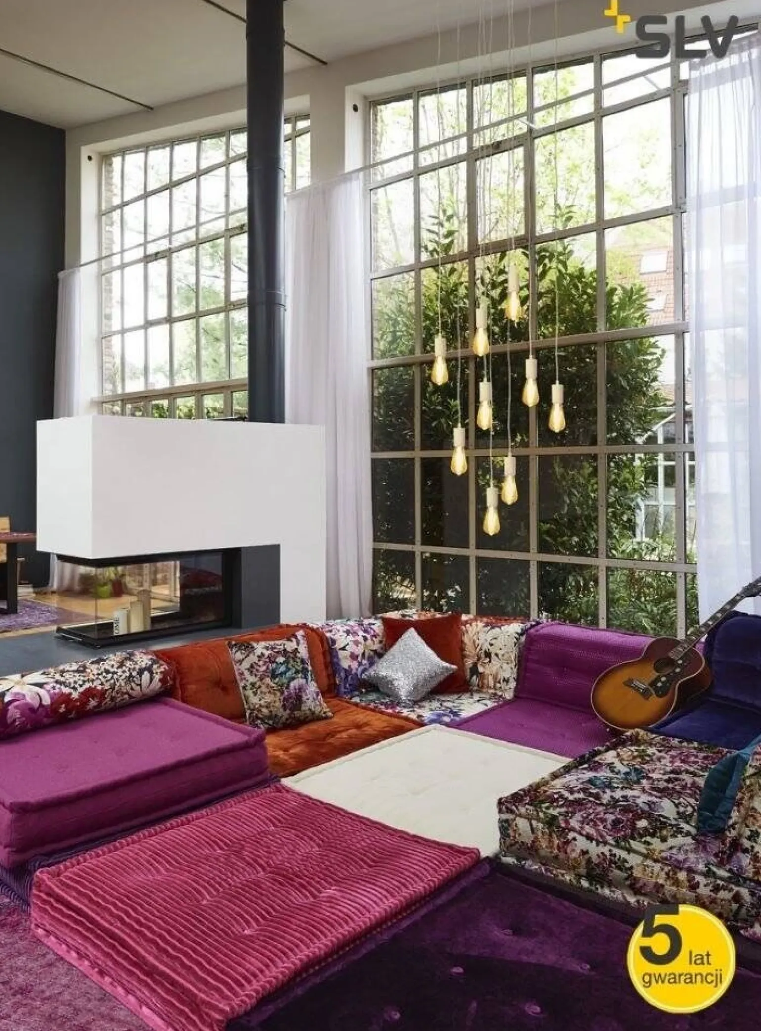 FITU rozeta, potrójna, okrągła, biała, 16A max.