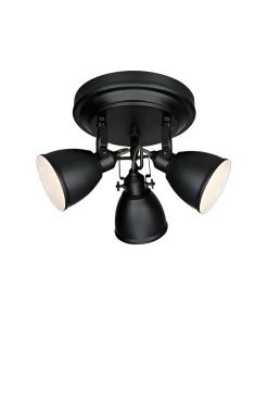 FJALLBACKA Plafon 3L Czarny Mat