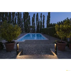 FLATT POLE 65, lampa podłogowa LED outdoor, 3000K, IP65, kolor antracytowy (1002956) - SLV