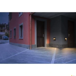 FLATT SENSOR, lampa ścienna natynkowa LED outdoor, 3000K, IP65, kolor antracytowy (1002952) - SLV