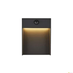 FLATT SENSOR, lampa ścienna natynkowa LED outdoor, 3000K, IP65, kolor antracytowy (1002954) - SLV