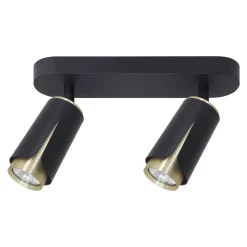 FLOWER BLACK GOLD SPOT 2xGU10 (ML0265) - Milagro