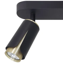 FLOWER BLACK GOLD SPOT 2xGU10 (ML0265) - Milagro