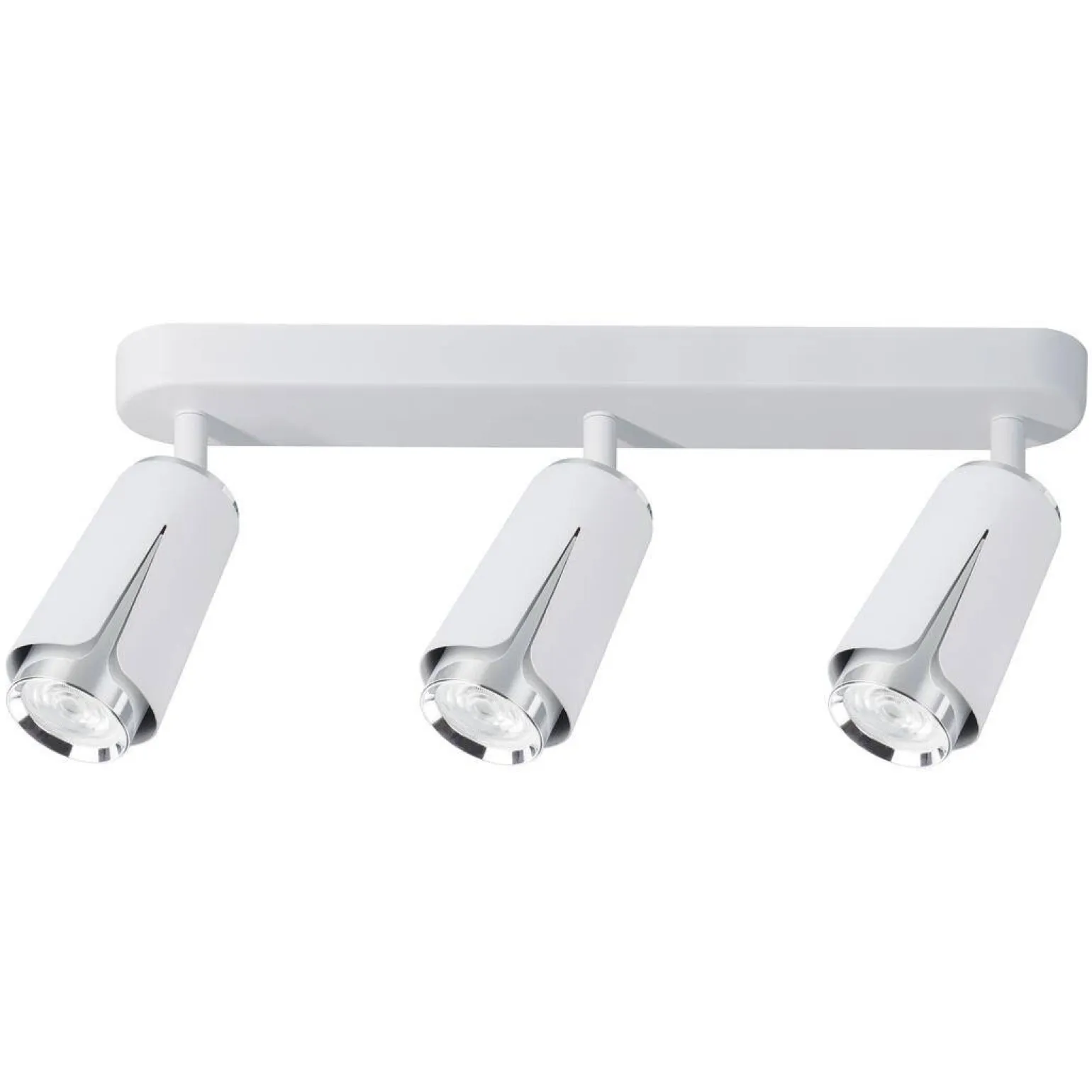 FLOWER WHITE CHROME SPOT 3xGU10 (ML0274) - Milagro