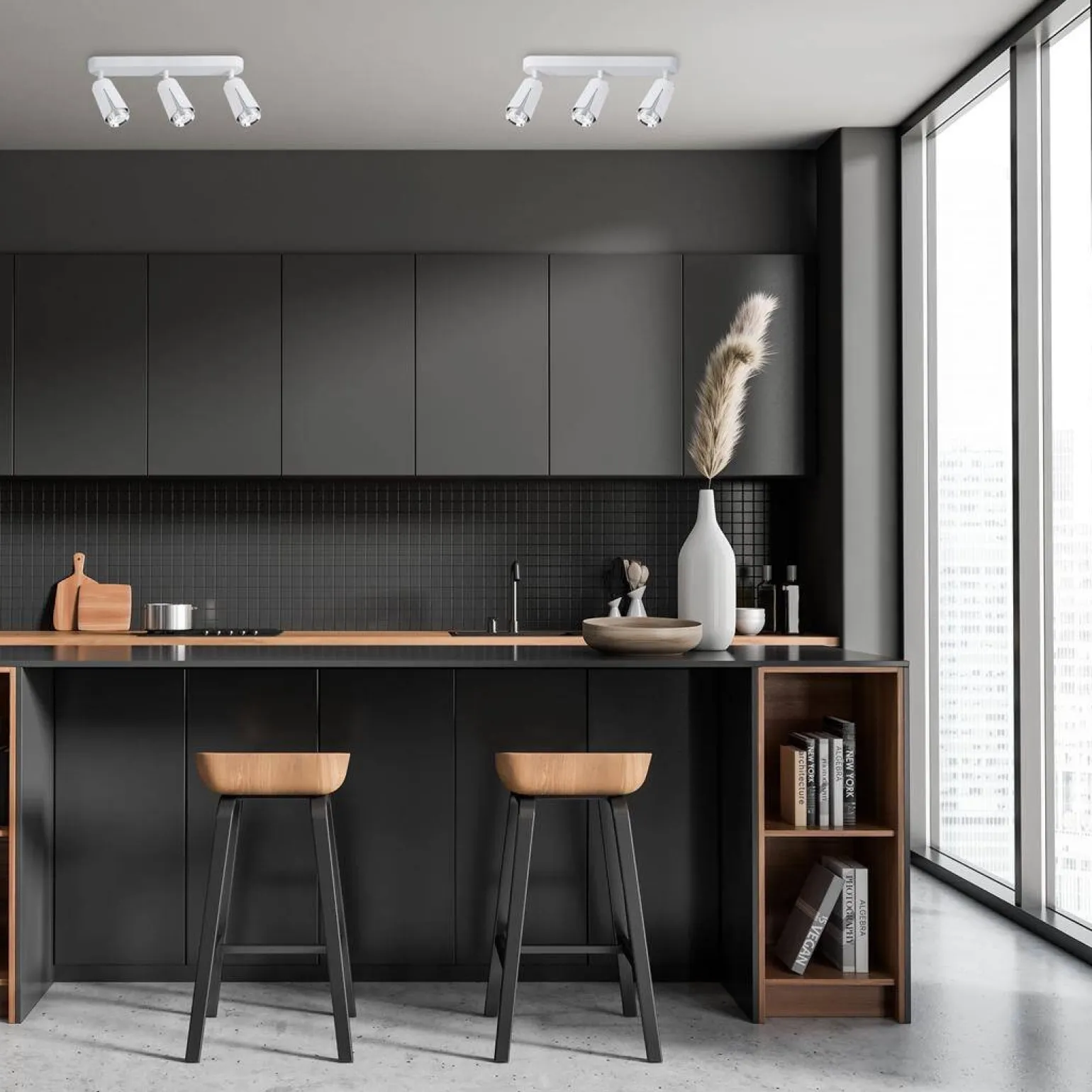 FLOWER WHITE CHROME SPOT 3xGU10 (ML0274) - Milagro