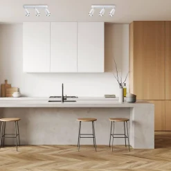 FLOWER WHITE CHROME SPOT 3xGU10 (ML0274) - Milagro