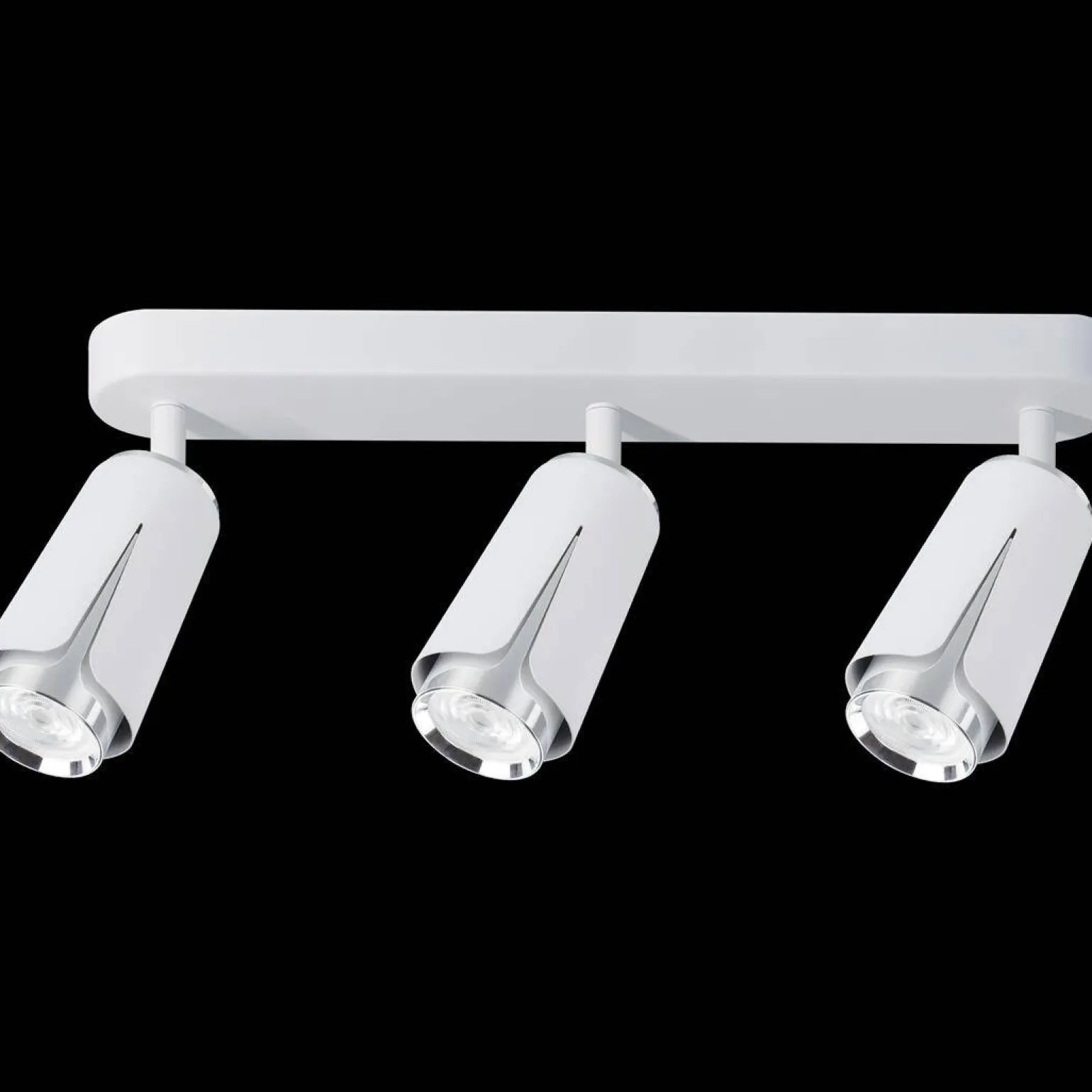 FLOWER WHITE CHROME SPOT 3xGU10 (ML0274) - Milagro