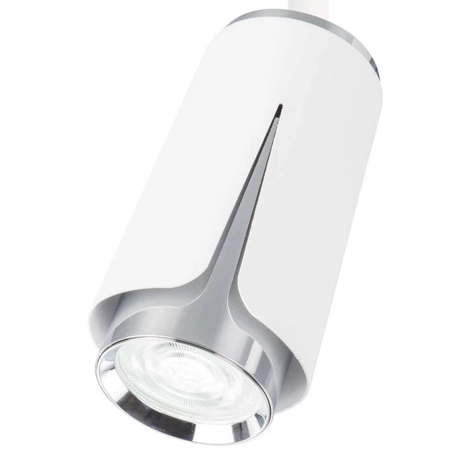 FLOWER WHITE CHROME TRACK 1xGU10 (ML0271) - Milagro