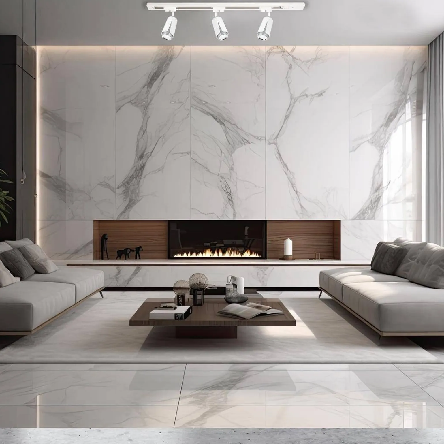 FLOWER WHITE CHROME TRACK 1xGU10 (ML0271) - Milagro