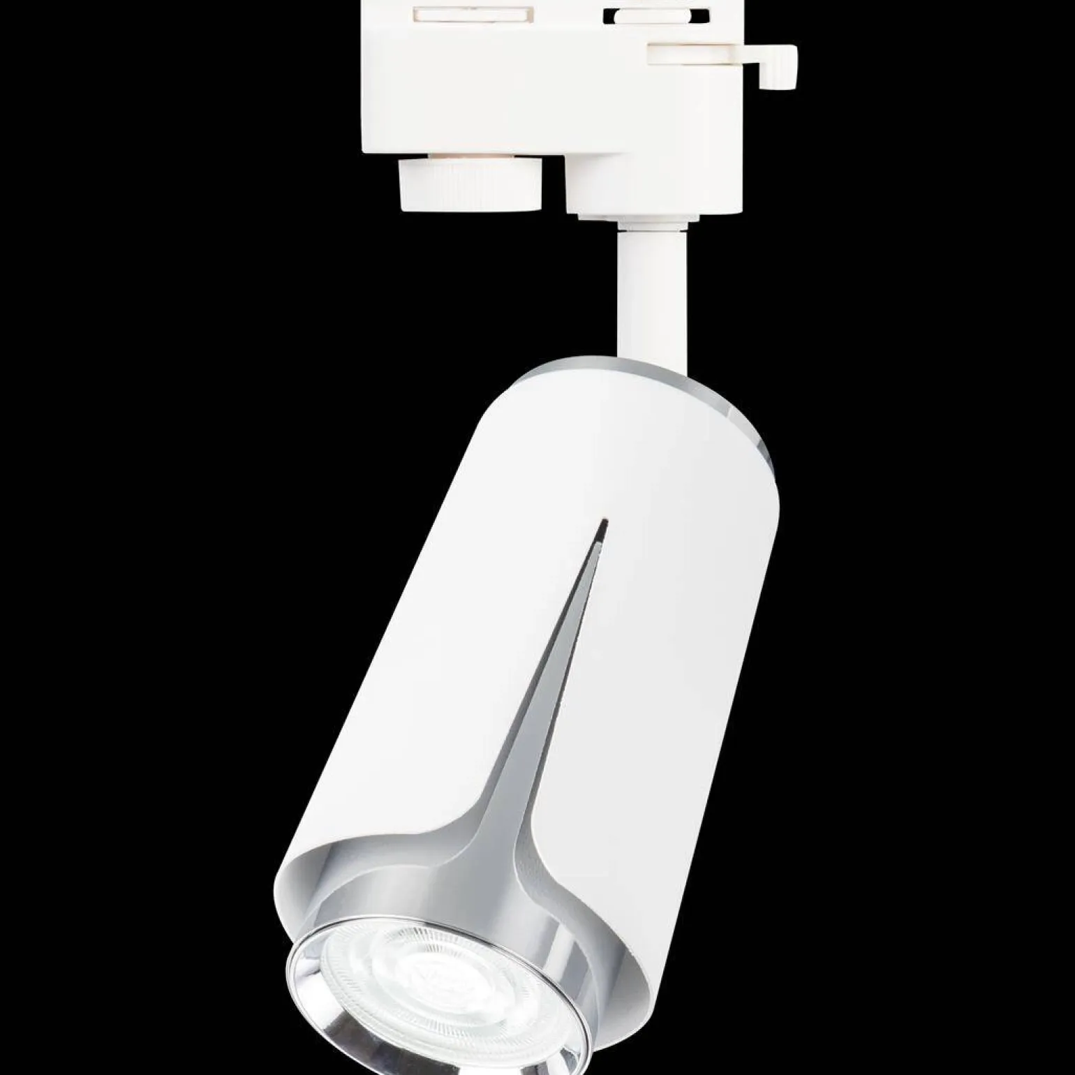 FLOWER WHITE CHROME TRACK 1xGU10 (ML0271) - Milagro