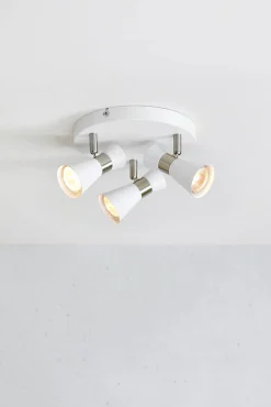 FOLIE Ceiling Round 3L White/Satin Nickel (108628) Markslojd