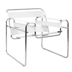 Fotel IVAN biały - ekoskóra (KH1501100302) - King Home