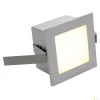 FRAME BASIC, lampa wpuszczana, LED, 3000K, kwadratowa, srebrnoszara, ze sprężynami piórowymi (111262) - SLV