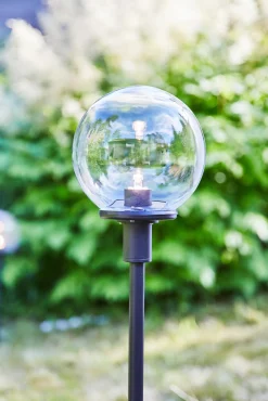 GARDEN 24 Słupek Kula 60cm Czarny/Przezr.