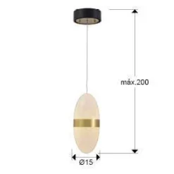 Garden lampa wisząca 1L (305617) - Schuller