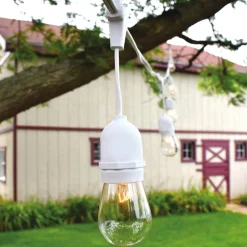 GIRLANDA 15 METRÓW BIAŁA (bez żarówek) (EKO9889) - Eko-Light