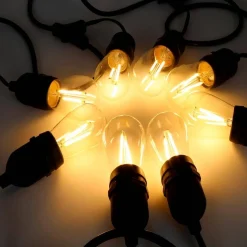 GIRLANDA 10 METRÓW Z ŻARÓWKĄ FILAMENTOWĄ 10x1,5W (EKO6925) - Eko-Light