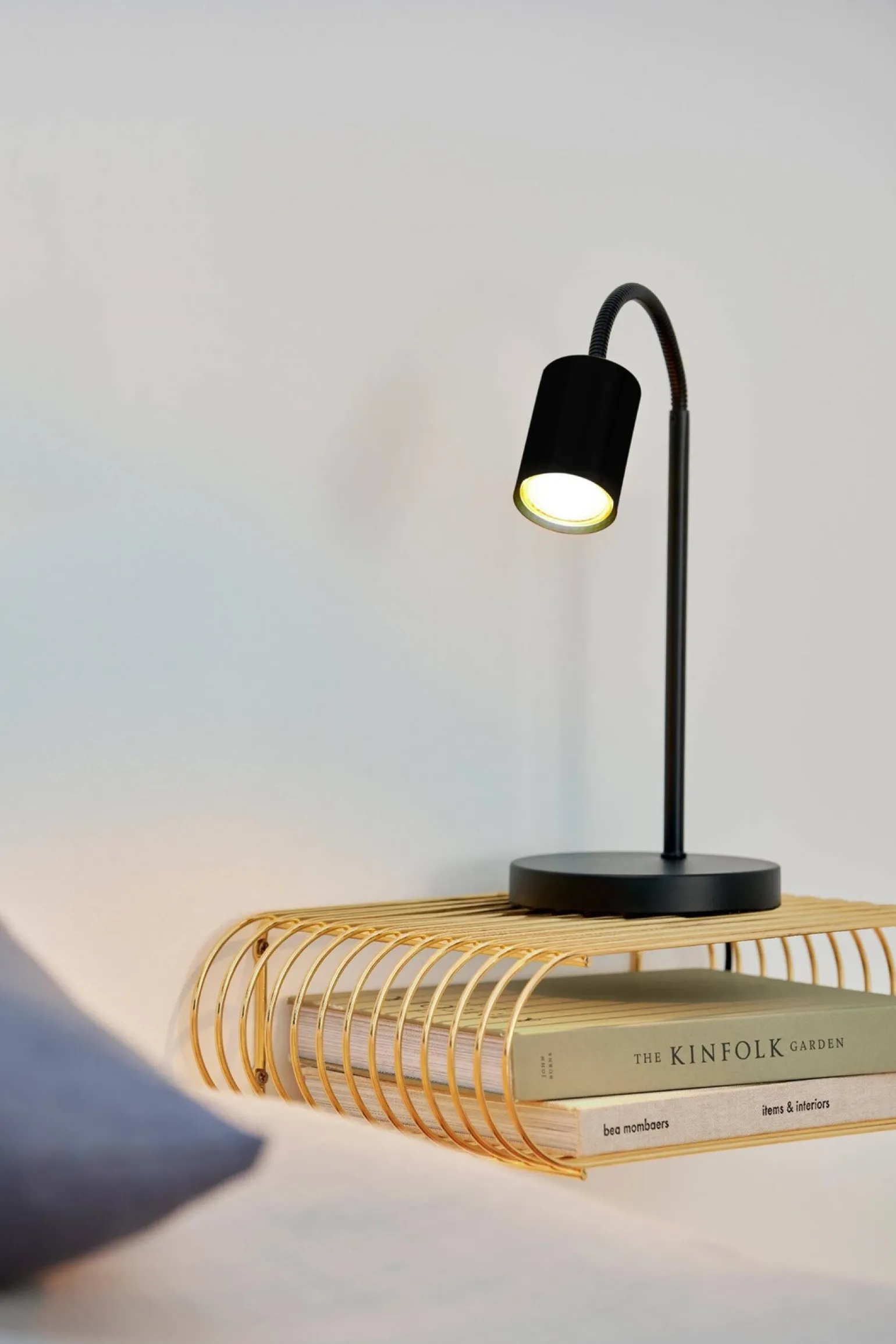 Giętka lampa stołowa EXPLORE Nordlux GU10 7W Metal Czarny