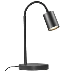 Giętka lampa stołowa EXPLORE Nordlux GU10 7W Metal Czarny