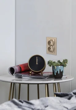 GNIAZDO ELEKTRYCZNE PODWÓJNE do pojedynczej puszki (VL-71EU2-64) - Livolo