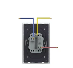 GNIAZDO ELEKTRYCZNE PODWÓJNE do pojedynczej puszki (VL-71EU2-64) - Livolo