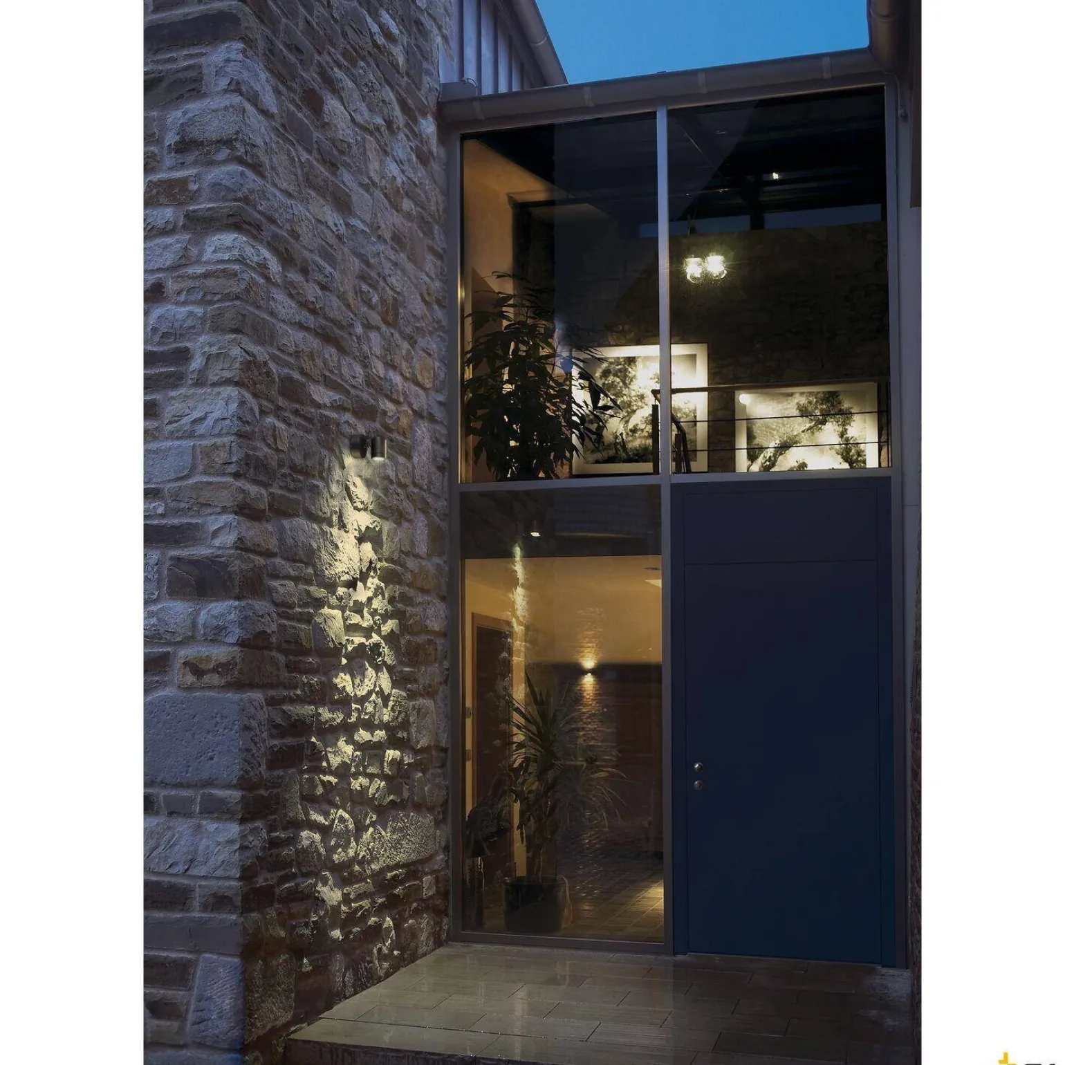 HELIA, lampa ścienna outdoor, jednopunktowa, LED, 3000K, IP55, antracyt, przechylna, 8W (233245) - SLV