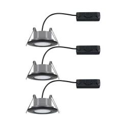 HomeSpa Zestaw Calla IP65 3-st regulacja regulacja temp LED czarna (PL93096) - Paulmann