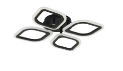 ILLUMIA LAMPA SUFITOWA CZARNA-ZŁOTA/BLACK-GOLD (MS236040R-BK) - Zuma Line