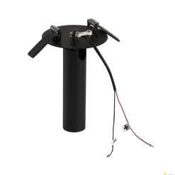 KARPO, lampa wpuszczana, jednopunktowa, LED, 3000K, kolor czarny, płaska rozeta, 7,5W (152380) - SLV