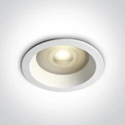 KEDARES wpust stały biały (10105R2P/W) - One Light