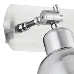 kinkiet 2 pł. EUFRAT chrom 2 x E27/60W ARGON 671