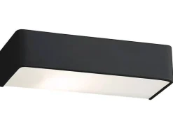 kinkiet 2 pł. duży RODAN czarny 2 x E27/15W LED ARGON 657