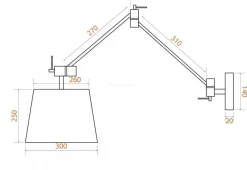 kinkiet 1 pł. ZAKYNTOS czarny  1 x E27/60W ARGON 3547