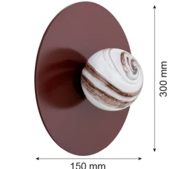 Kinkiet / plafon 1 pł. PIAVA (8446) - Argon