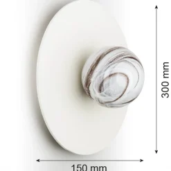 Kinkiet / plafon 1 pł. PIAVA (8445) - Argon