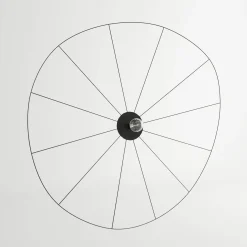 Kinkiet / Plafon ESKOLA 70 czarny (TH.013CZ) - Thoro Lighting