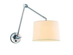 Kinkiet Adam Wall S stelaż AZ 1843 + AZ 2602 klosz white | biały - średnica 26 - Azzardo