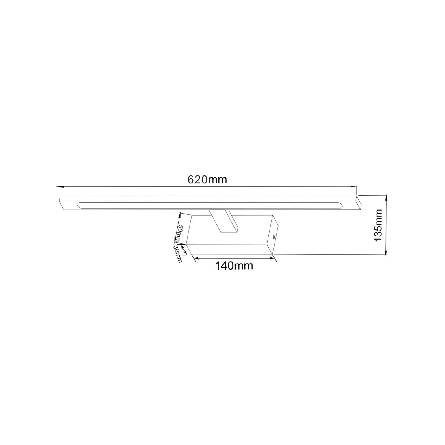 Kinkiet ALTER złoty 62 cm (W89443-20W-GD) - Zuma Line