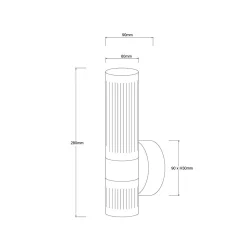 Kinkiet Ambiente grafitowy LED CCT (LP-1510/1W GR) - Light Prestige