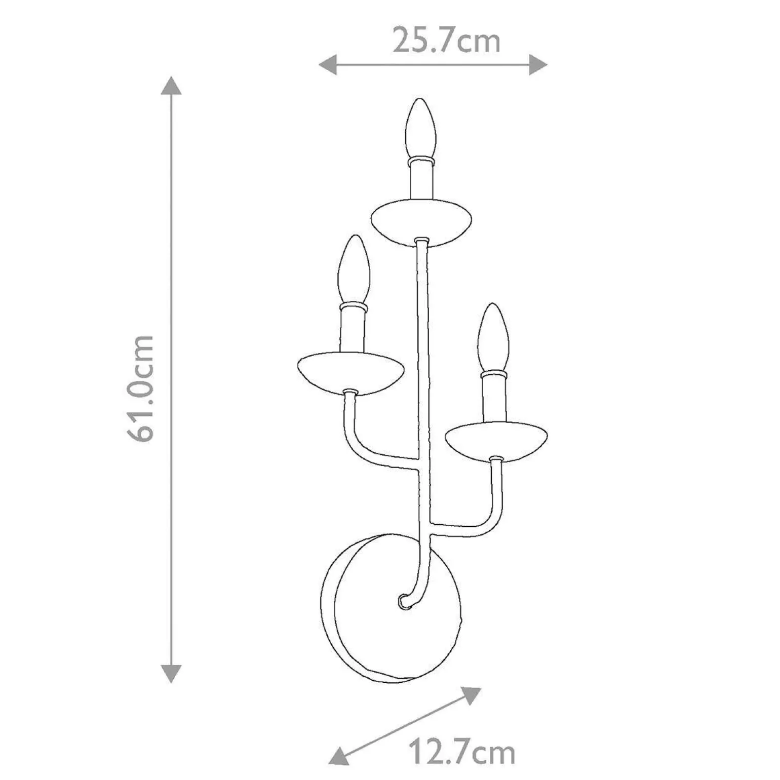 Kinkiet Annie (FE-ANNIE3-PSW) - Elstead Lighting