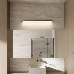 Kinkiet Aqua 42 cm czarny IP44 LED CCT (LP-987/1W S BK) - Light Prestige