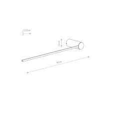 Kinkiet ARM LED M 3000k (10366) - Nowodvorski
