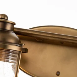 Kinkiet Ashlandbay - 4 źródła światła - Naturalny mosiądz (QN-ASHLANDBAY4-NBR-BATH) - Quintiesse