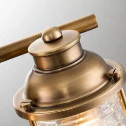 Kinkiet Ashlandbay - 3 źródła światła - Naturalny mosiądz (QN-ASHLANDBAY3-NBR-BATH) - Quintiesse