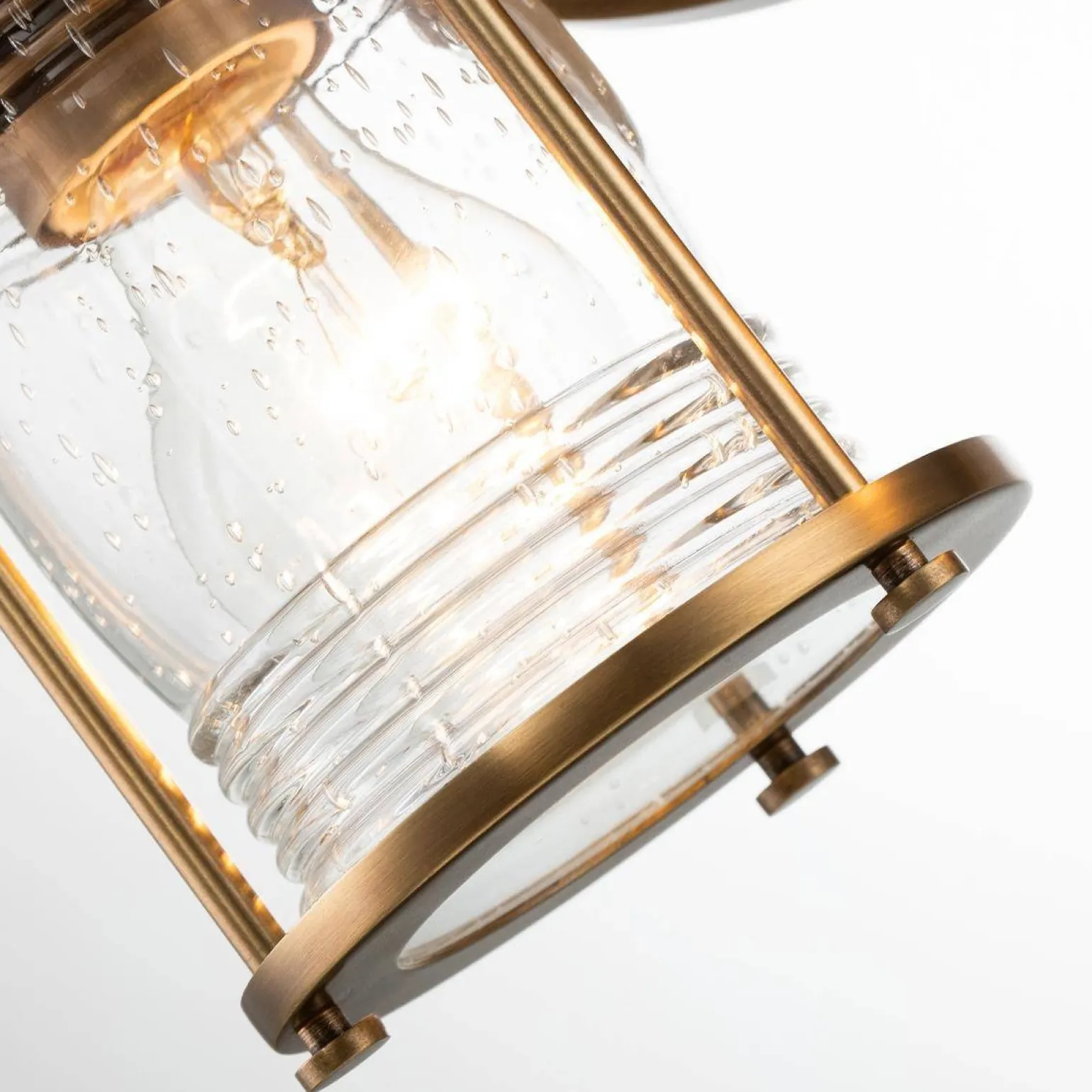 Kinkiet Ashlandbay - 2 źródła światła - Naturalny mosiądz (QN-ASHLANDBAY2-NBR-BATH) - Quintiesse