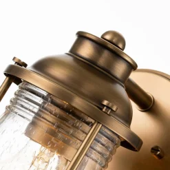 Kinkiet Ashlandbay - 1 źródło światła - Naturalny mosiądz (QN-ASHLANDBAY1-NBR-BATH) - Quintiesse