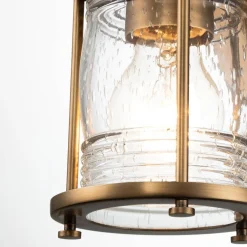 Kinkiet Ashlandbay - 1 źródło światła - Naturalny mosiądz (QN-ASHLANDBAY1-NBR-BATH) - Quintiesse